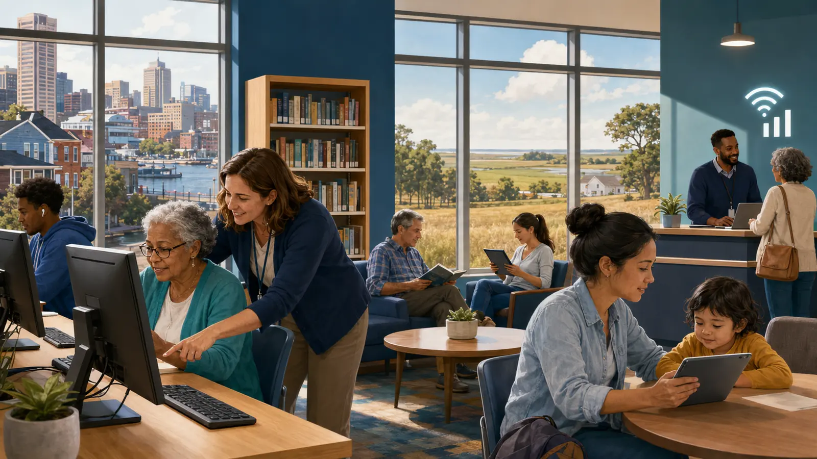 Local digital access resources and tablet alternatives for Maryland residents